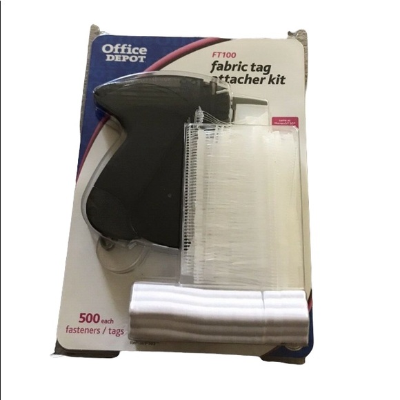 Last 1 ⛔️ Office Depot Brand Tag Attacher Kit - Picture 1 of 3